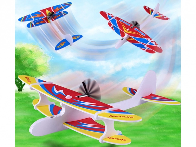 Flying Foam Plane with USB Motor