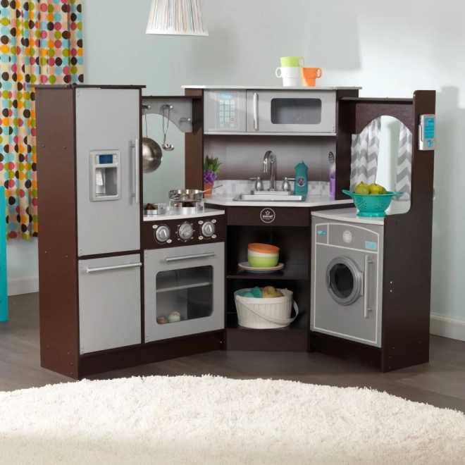 Complete corner kitchen for creative play