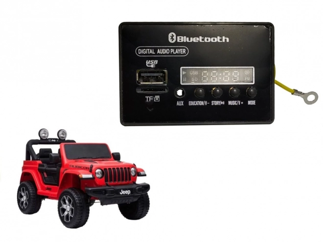Batterij aangedreven muziekpaneel voor auto DK-JWR555