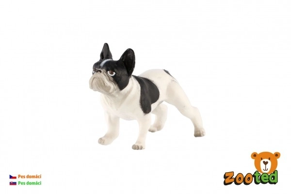 Huisdier hond zooted plastic 6cm in zak