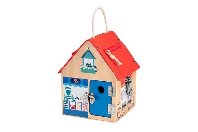 Lilliputiens – houten huisje met sloten