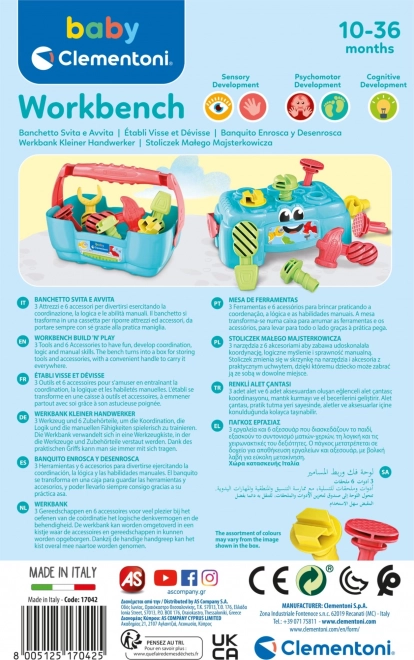 CLEMENTONI BABY Kleine werkbank met gereedschap (Play For Future)