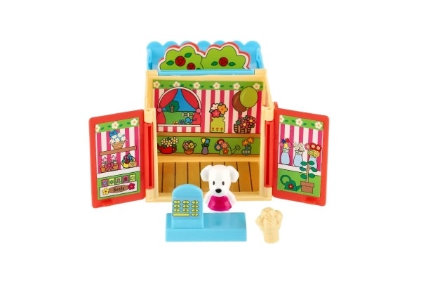 Maison en plastique avec un animal de compagnie