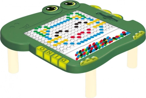 Tableau éducatif magnétique dinosaure – vert