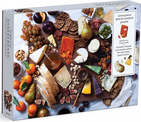 Galison puzzel kaasproeverij-plank 1000 stukjes