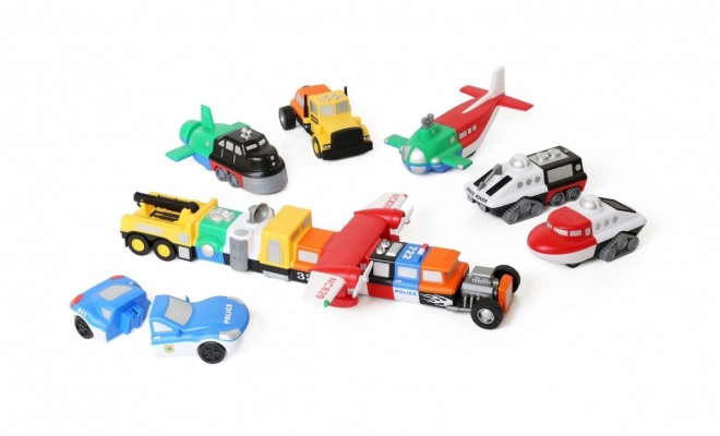 Malblo Magnetische voertuigen deluxe 1 set