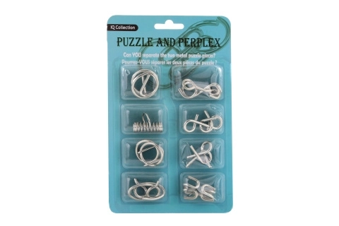 Set van 6 metalen puzzels