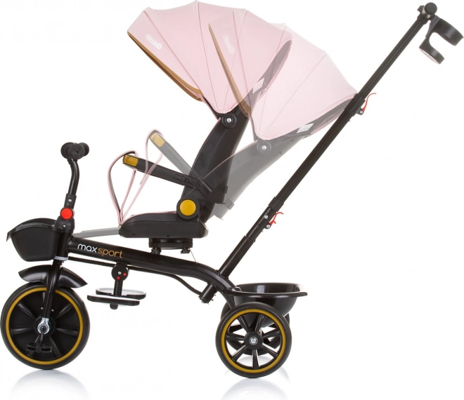 Driewieler met luifel Max Sport 2-in-1 Flamingo
