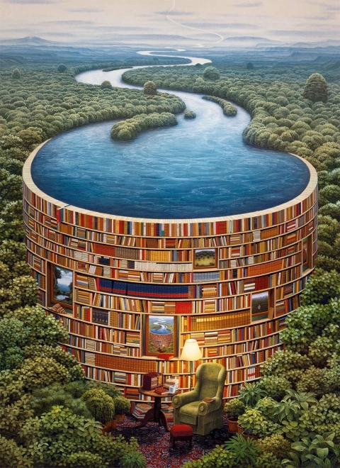 Puzzel 1000 stukjes CLEMENTONI Bibliodame