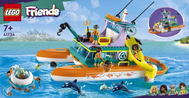 LEGO Friends zee-reddingsboot