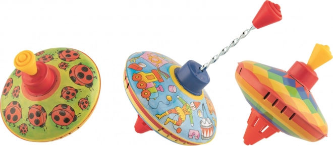 GOKI klassische Blechkreisel für Kinder
