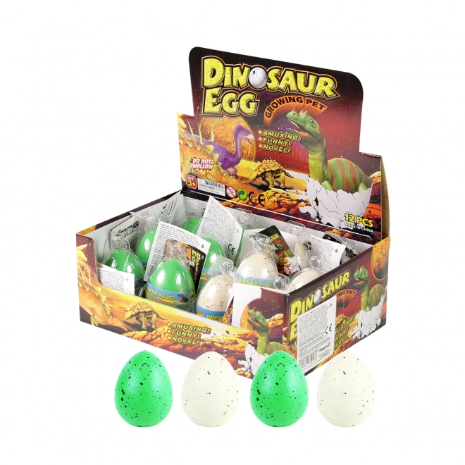 Groeiende dinosaurus in ei
