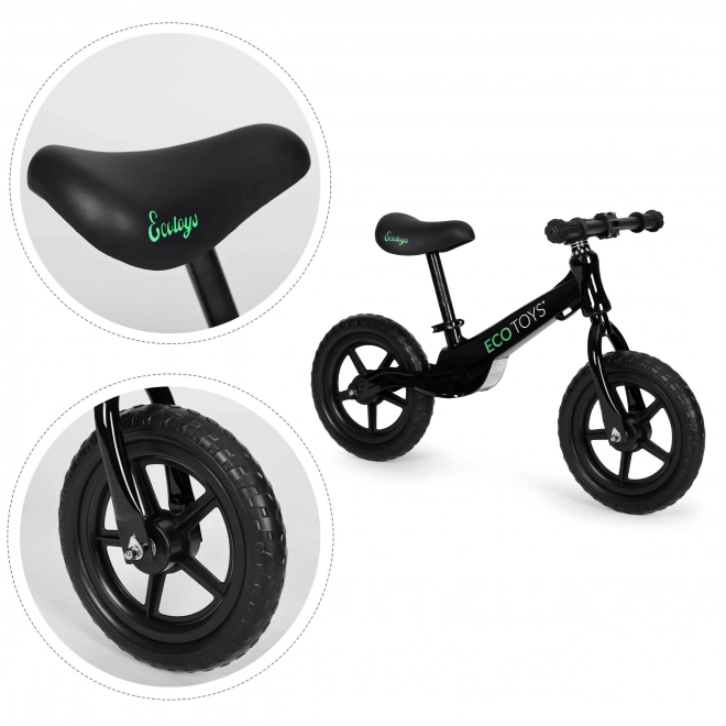 Kinderloopfiets ECOTOYS zwart