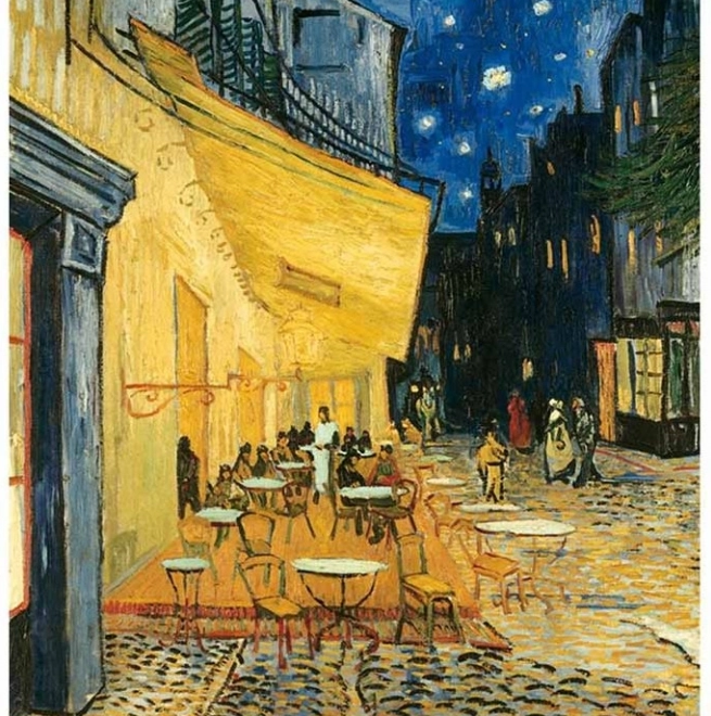 Puzzle Kunstsammlung: Caféterrasse bei Nacht 1000 Teile