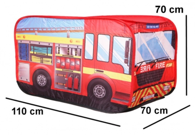 Kinder tent Brandweerauto Iplay