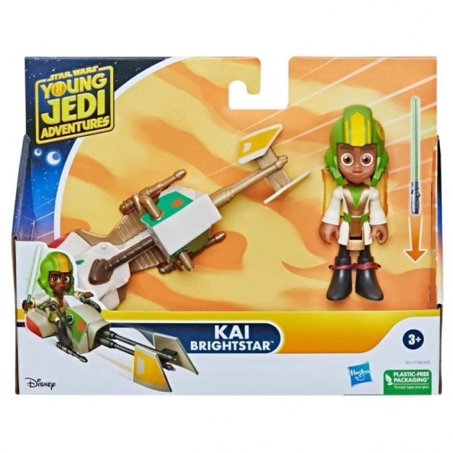 Star Wars Voorschoolse actiefiguur met voertuig, Kai