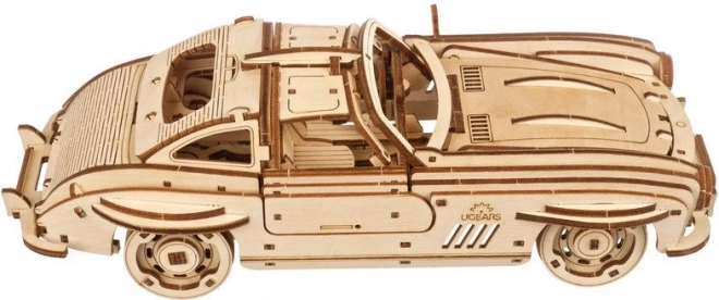 Ugears 3D houten mechanische puzzel Auto Winged Sports Coupé