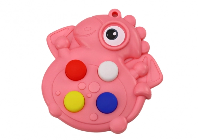 Roze dinosaurus Pop It antistress speeltje