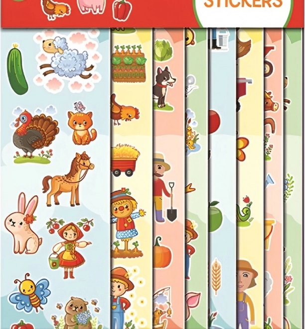 Farm Sticker Set – 8 Sheets