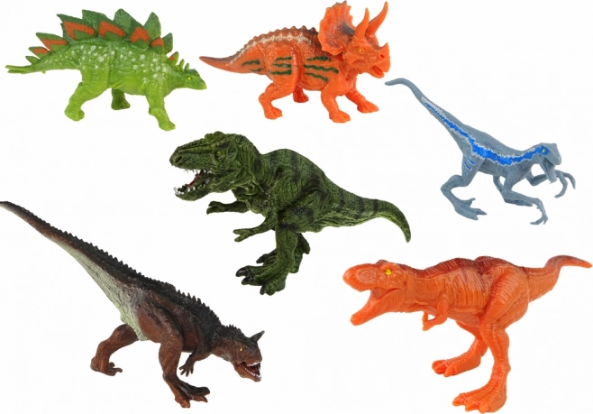 Acht realistische dinosaurussen