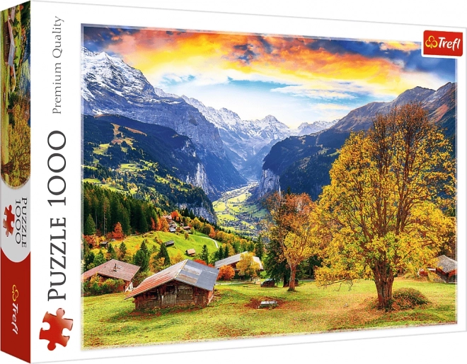 Puzzel Pittoresk Alpen Dorpje 1000 stukjes