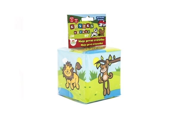 Zachte blok Mijn eerste dieren - 7x7 cm
