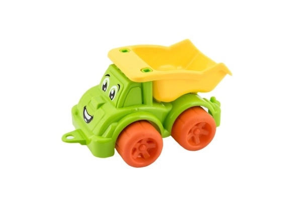 Auto bouw vrachtwagen kiepwagen plastic 3 kleuren 22x13x10cm 12m+