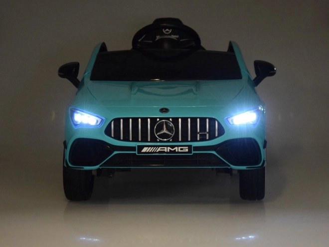 Elektrisches Kinderauto Mercedes AMG CLA 45s mit Schaukelerlebnis – Blau