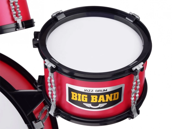 Kinder drumstel Big Band met drum en bekkens