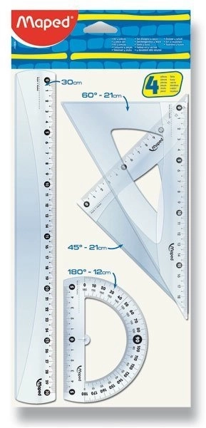 MAPED Set linialen Classic 4st (mix)