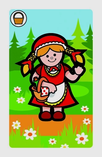 Zwarte Piet Mijn eerste sprookjes gezelschapsspel - kaarten in plastic doosje 6x9cm