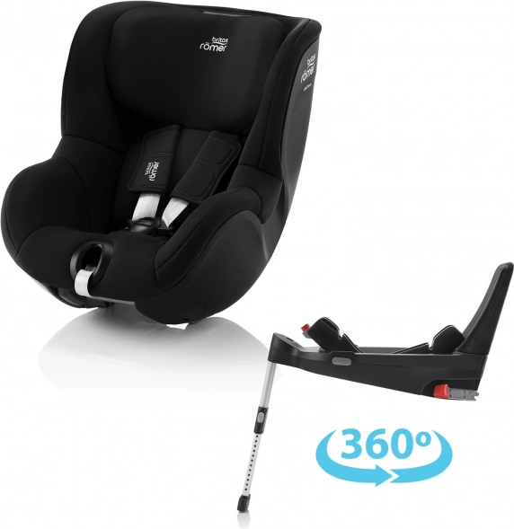 Siège auto sûr Dualfix avec base Flexi - Space Black