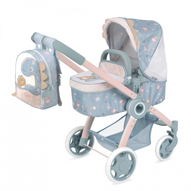 DeCuevas 80580 Opvouwbare poppenwagen 3 in 1 met rugzak COCO 2024 - 70 cm