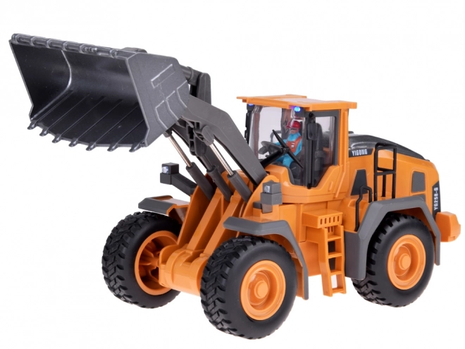 Bulldozer télécommandé avec bras mobile, lumière et son