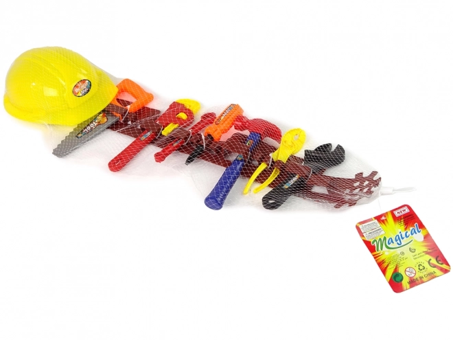 Onderhoudsset Gele riem met gereedschappen Helm Sleutel