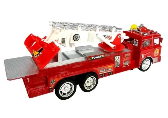 Camion de pompier avec nacelle