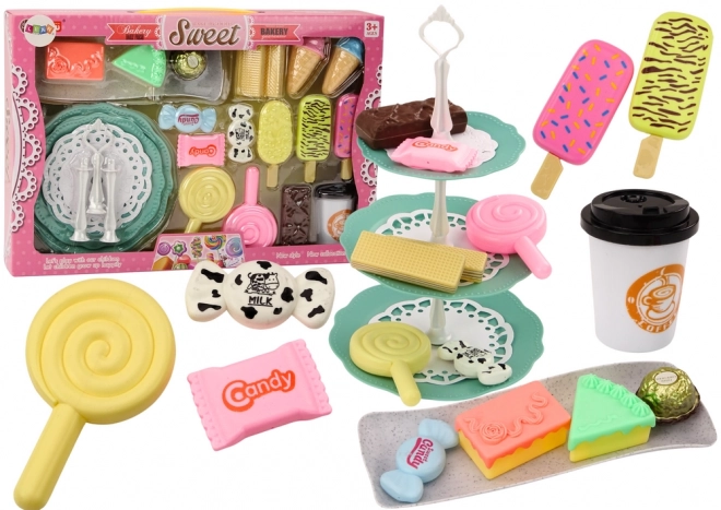 Banketbakkersset Cafe Set Taart Figuren Koffietaart 25 ele.