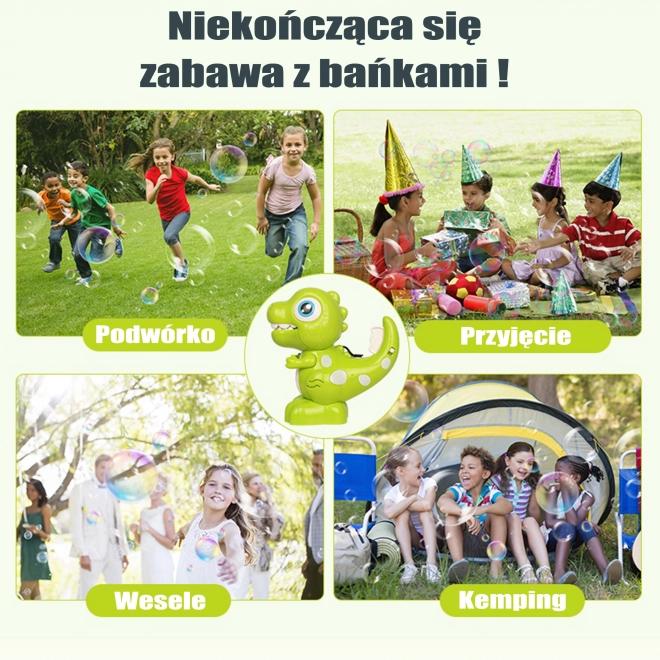 Dinosaur Bubble Machine for Kids
