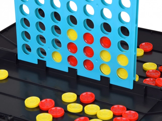 Set van 2 in 1 boter-kaas-en-eieren lijn op 4 puzzel strategie GR0679