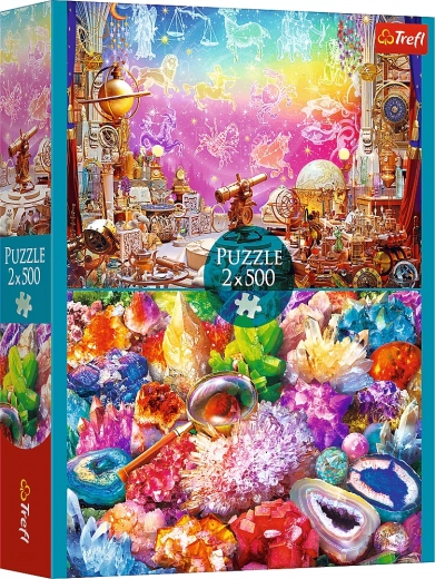 Puzzle 2×500 Space and Crystals