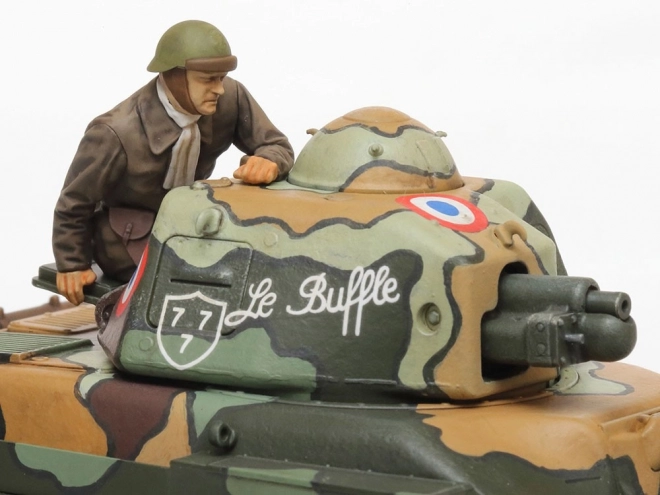 Model van Franse lichte Renault R35 tank