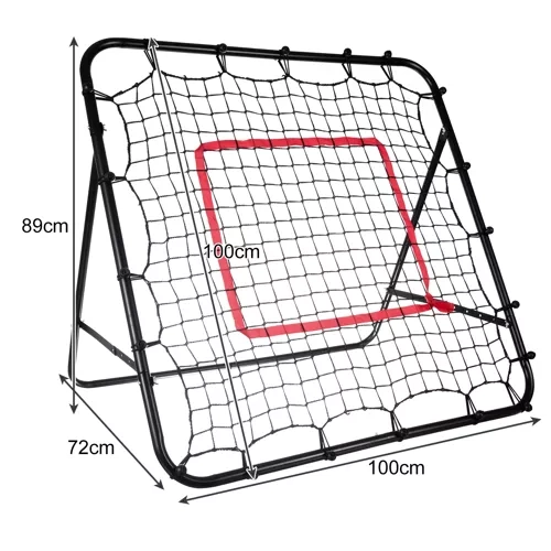 Trainingsvoetbaldoel met doelwit 100x100 cm