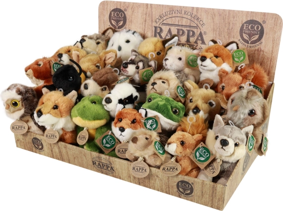 Display of Plush Forest Animals ECO‑FRIENDLY RAPPA