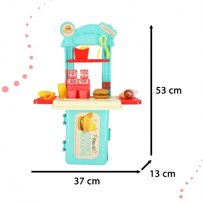 Kinderkeuken met koffer en accessoires