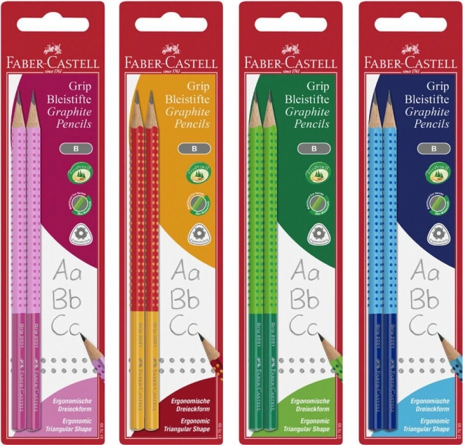 Crayon graphite à forme ergonomique Faber-Castell Grip Jumbo
