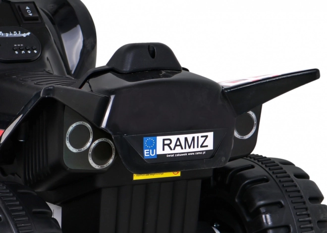 Rapide quad électrique pour enfants jaune – Noir