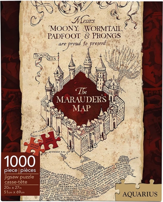 Puzzle Harry Potter : Plan de la Maraude 1000 pièces
