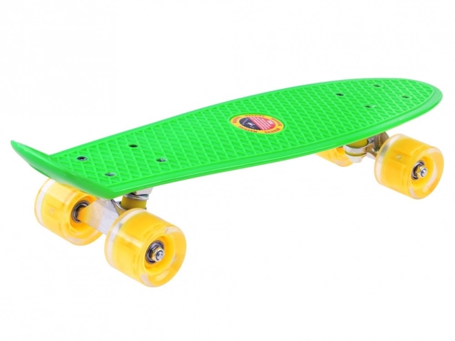 Skateboard met LED-wielen