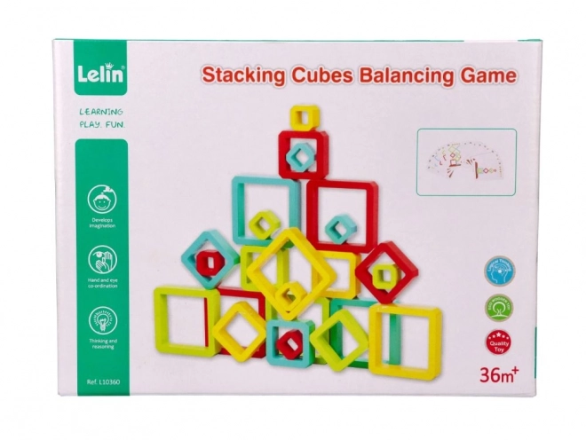 Lelin kinder balancerende geometrische puzzel
