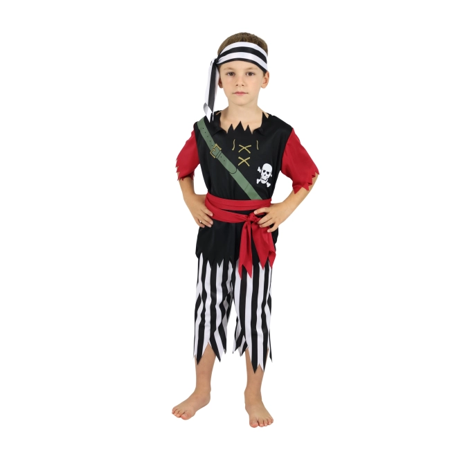 Kinder piratenkostuum met sjaal